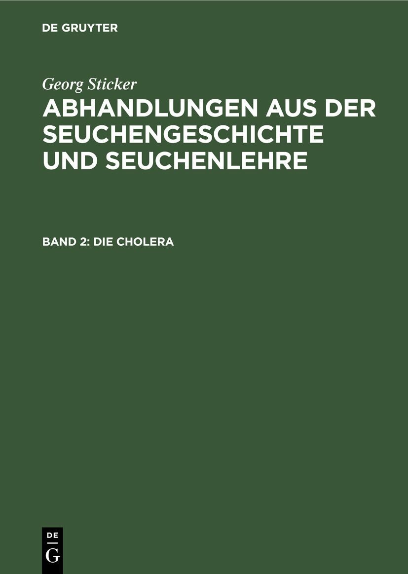 Cover Die Cholera