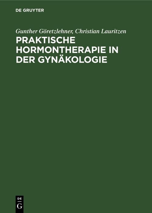 Cover Praktische Hormontherapie in der Gynäkologie