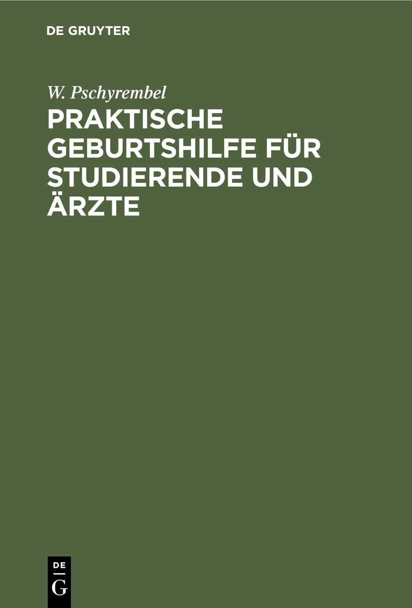 Cover Praktische Geburtshilfe für Studierende und Ärzte