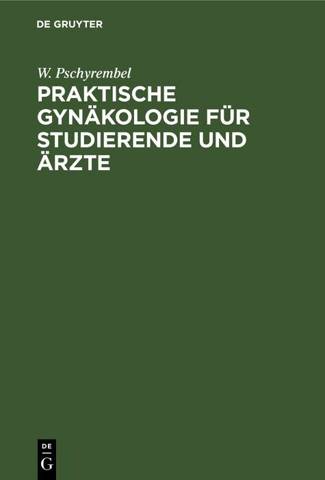 Cover Praktische Gynäkologie für Studierende und Ärzte