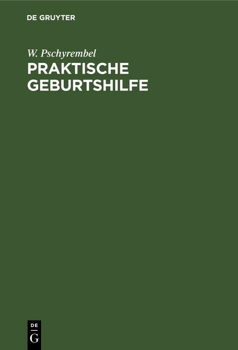 Cover Praktische Geburtshilfe