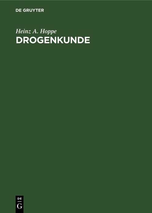Cover Drogenkunde
