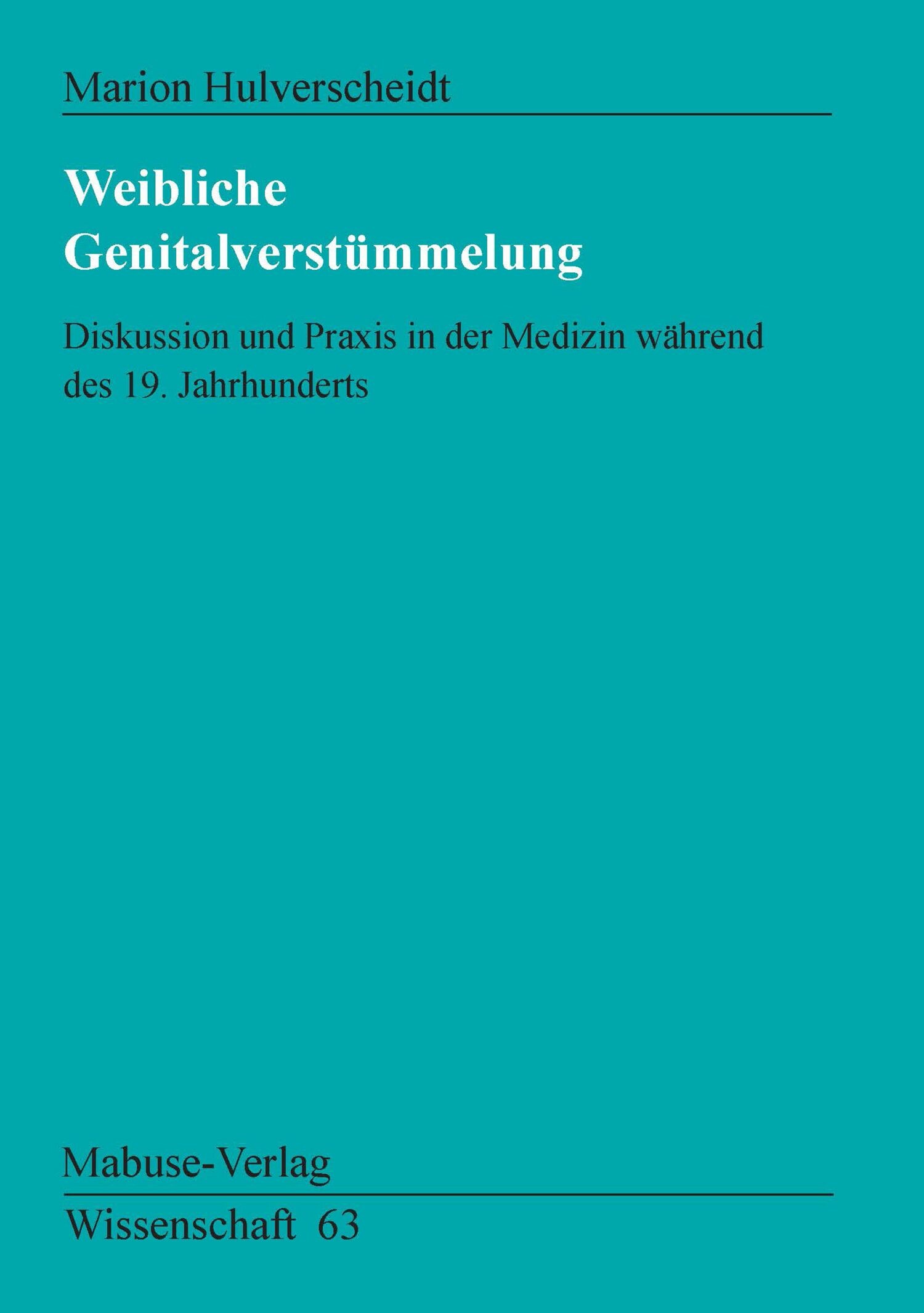 Cover Weibliche Genitalverstümmelung