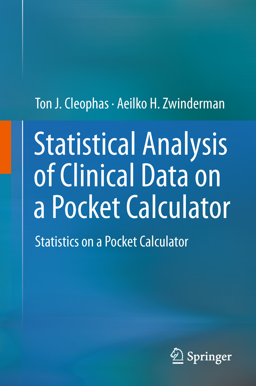 Cover Statistical Analysis of Clinical Data on a Pocket Calculator