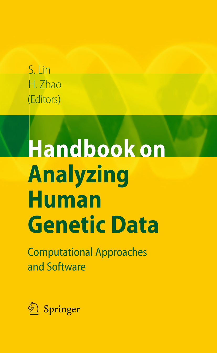 Cover Handbook on Analyzing Human Genetic Data