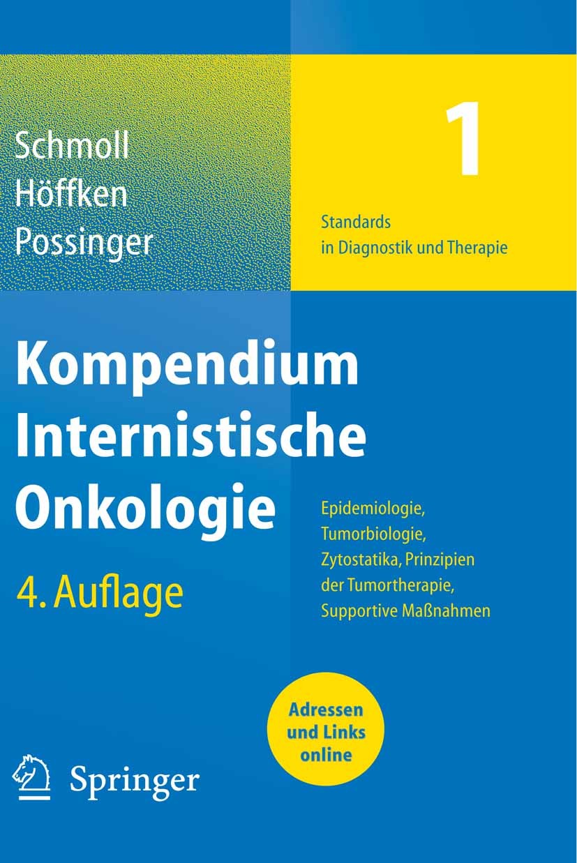 Cover Kompendium Internistische Onkologie Standards in Diagnostik und Therapie