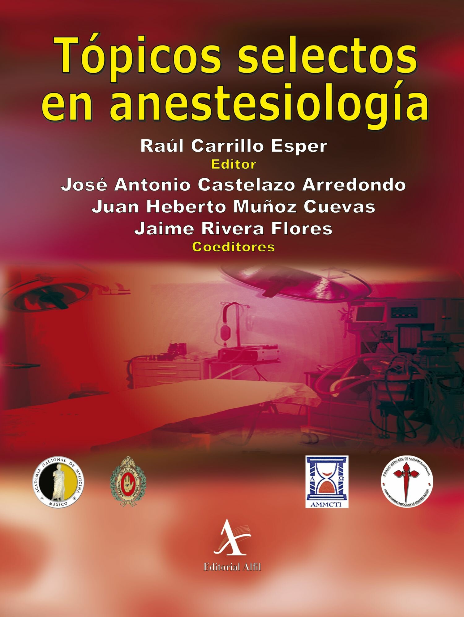 Cover Tópicos selectos en anestesiología