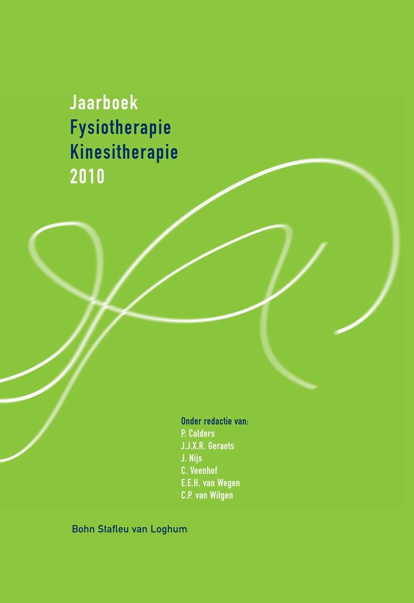 Cover Jaarboek Fysiotherapie Kinesitherapie 2010