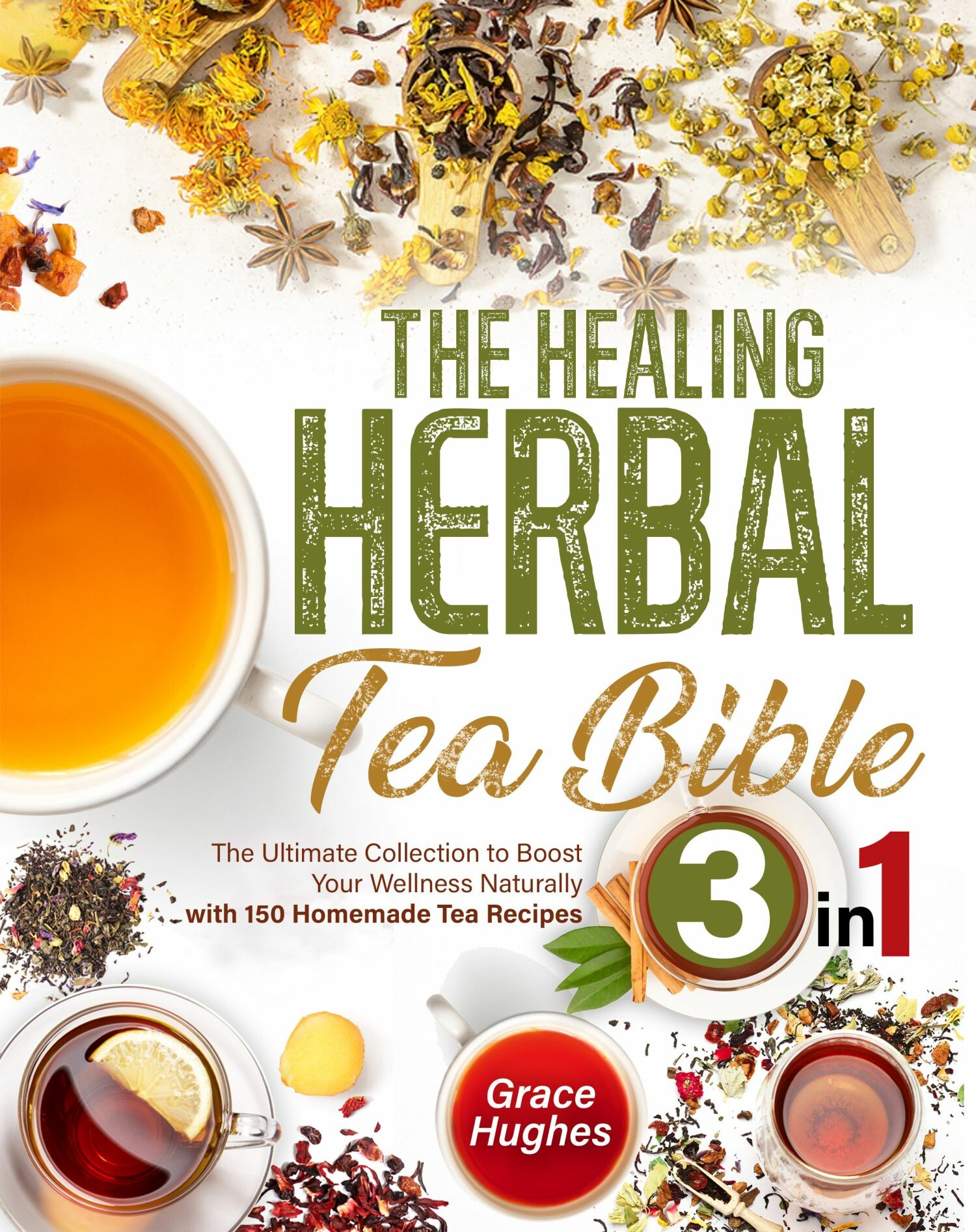 Cover The Healing Herbal Tea Bible