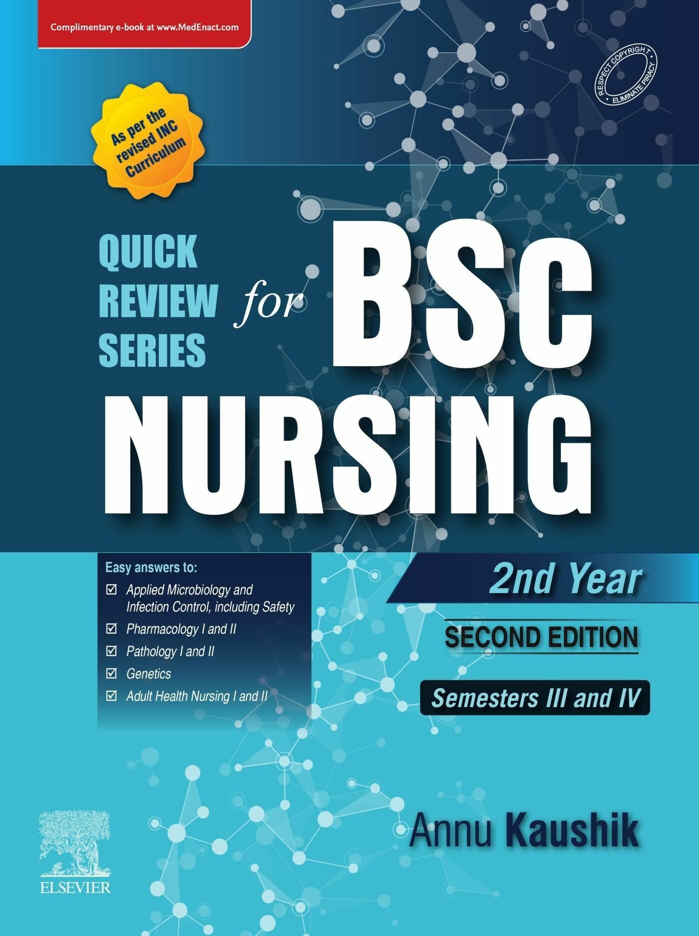 Cover Quick Review Series for B.Sc. Nursing: 2nd Year - E-Book