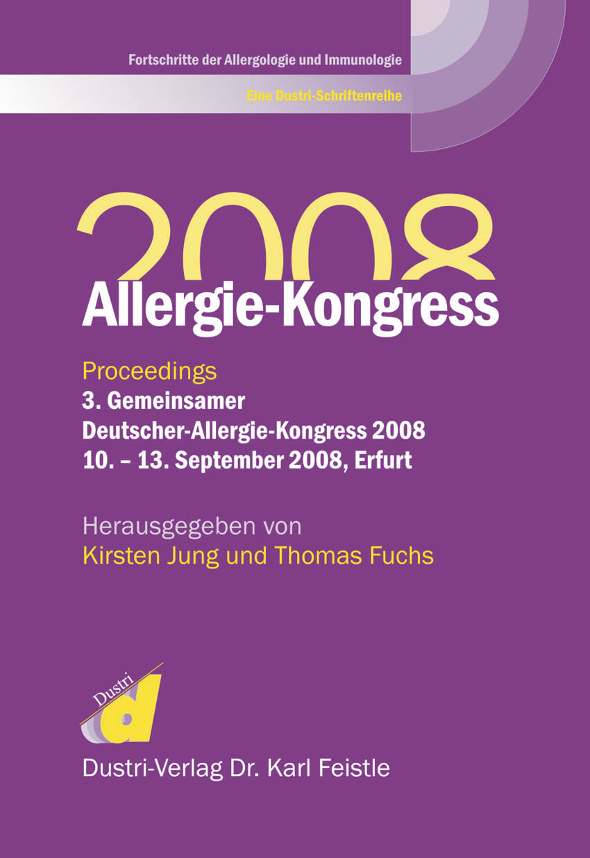 Cover Allergie-Kongress 2008