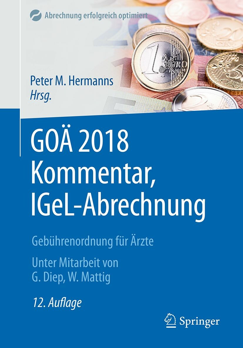 Cover GOÄ 2018 Kommentar, IGeL-Abrechnung