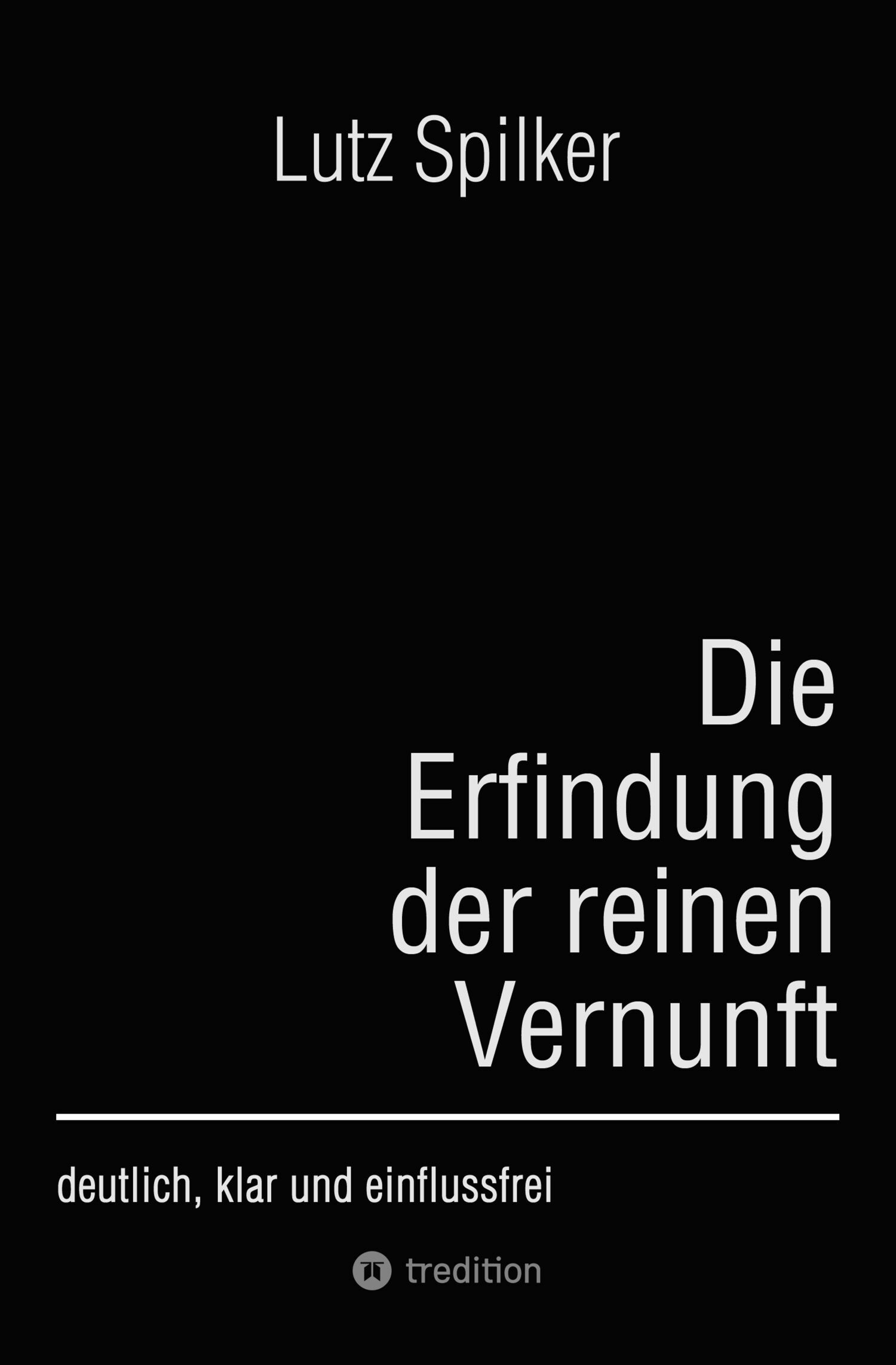Cover Die Erfindung der reinen Vernunft