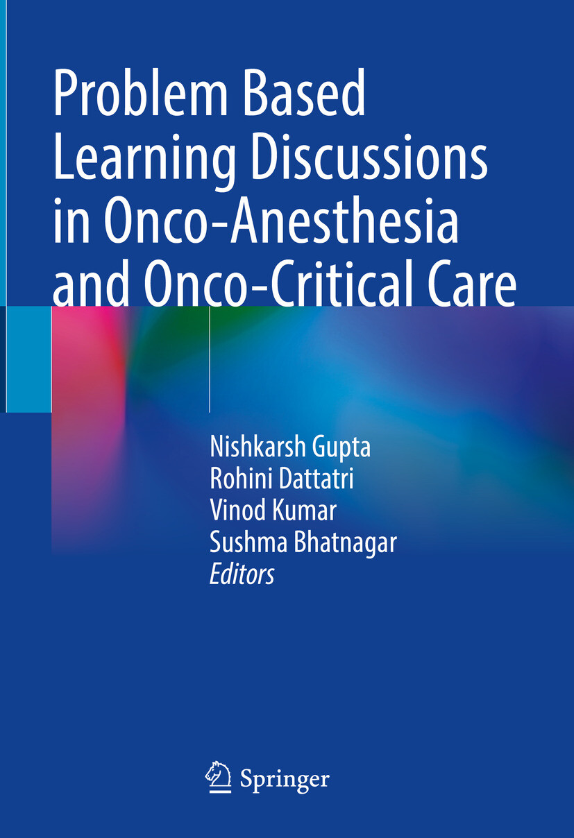 Cover Problem Based Learning Discussions in Onco-Anesthesia and Onco-Critical Care