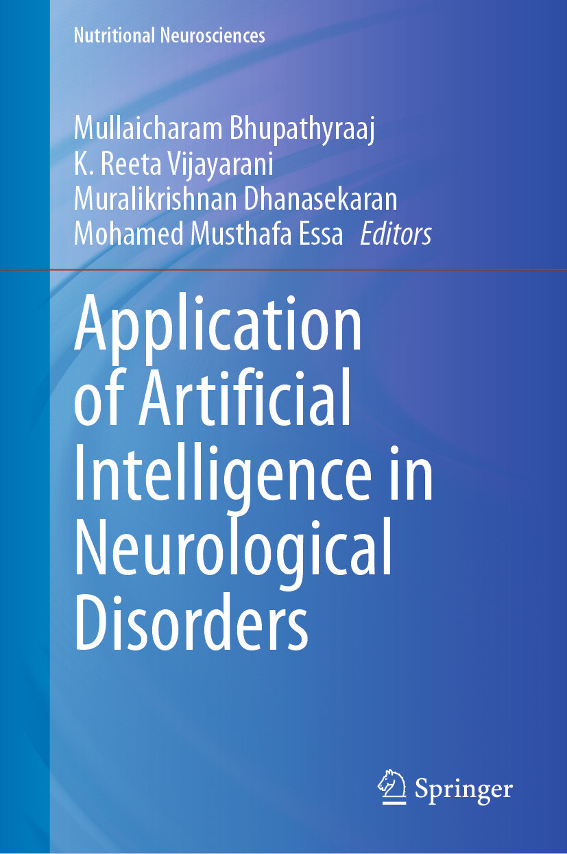 Cover Application of Artificial Intelligence in Neurological Disorders