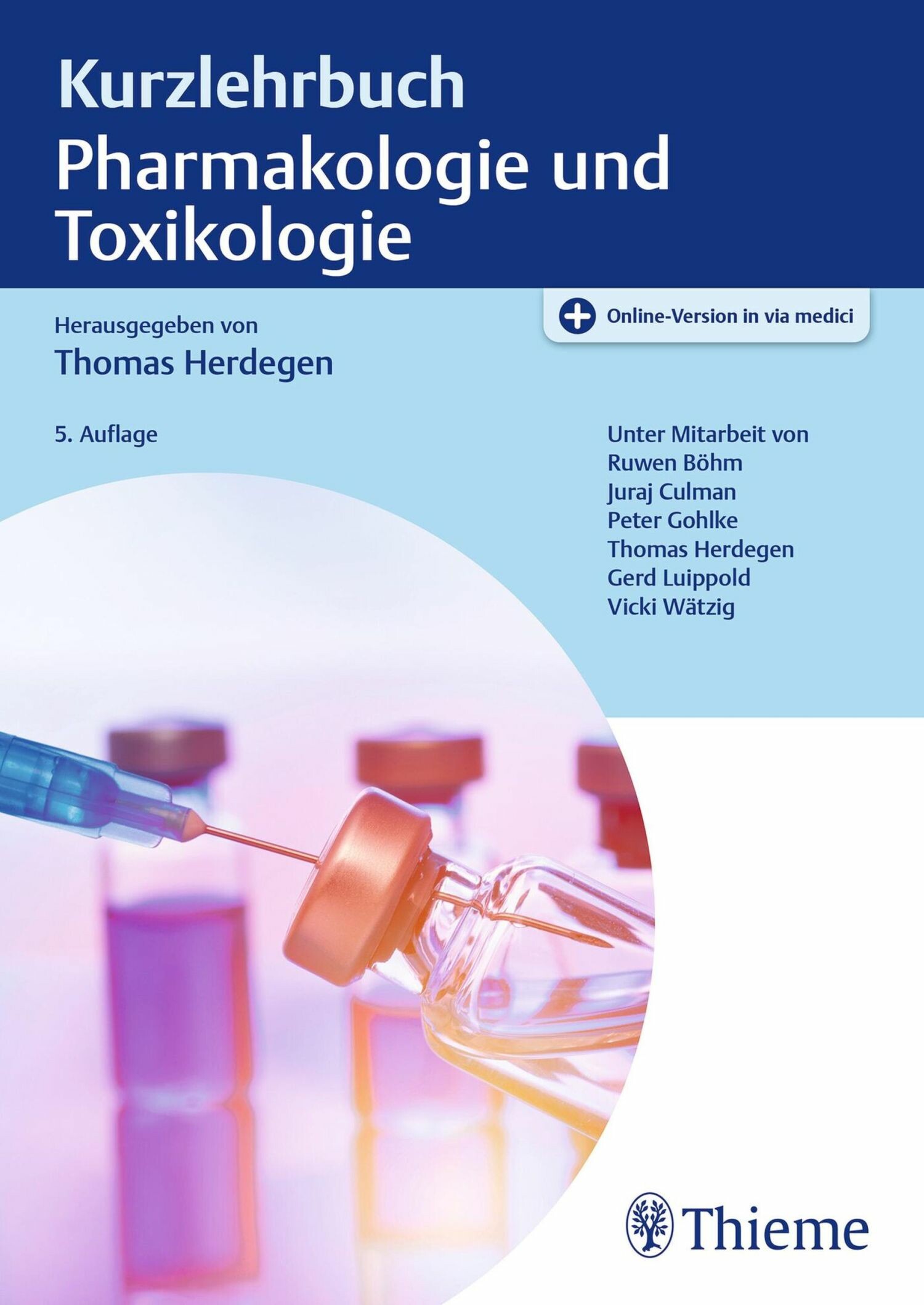 Cover Kurzlehrbuch Pharmakologie und Toxikologie