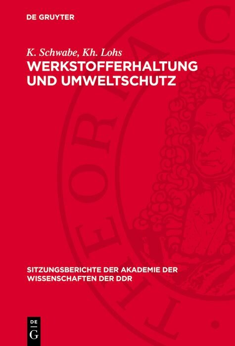 Cover Werkstofferhaltung und Umweltschutz
