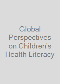 Cover Global Perspectives on Children's Health Literacy