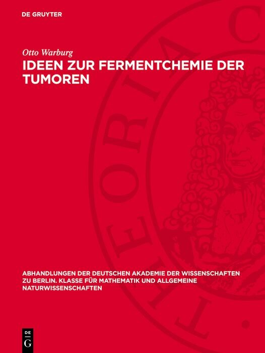 Cover Ideen zur Fermentchemie der Tumoren