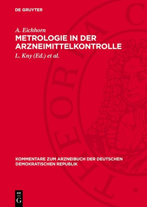 Cover Metrologie in der Arzneimittelkontrolle