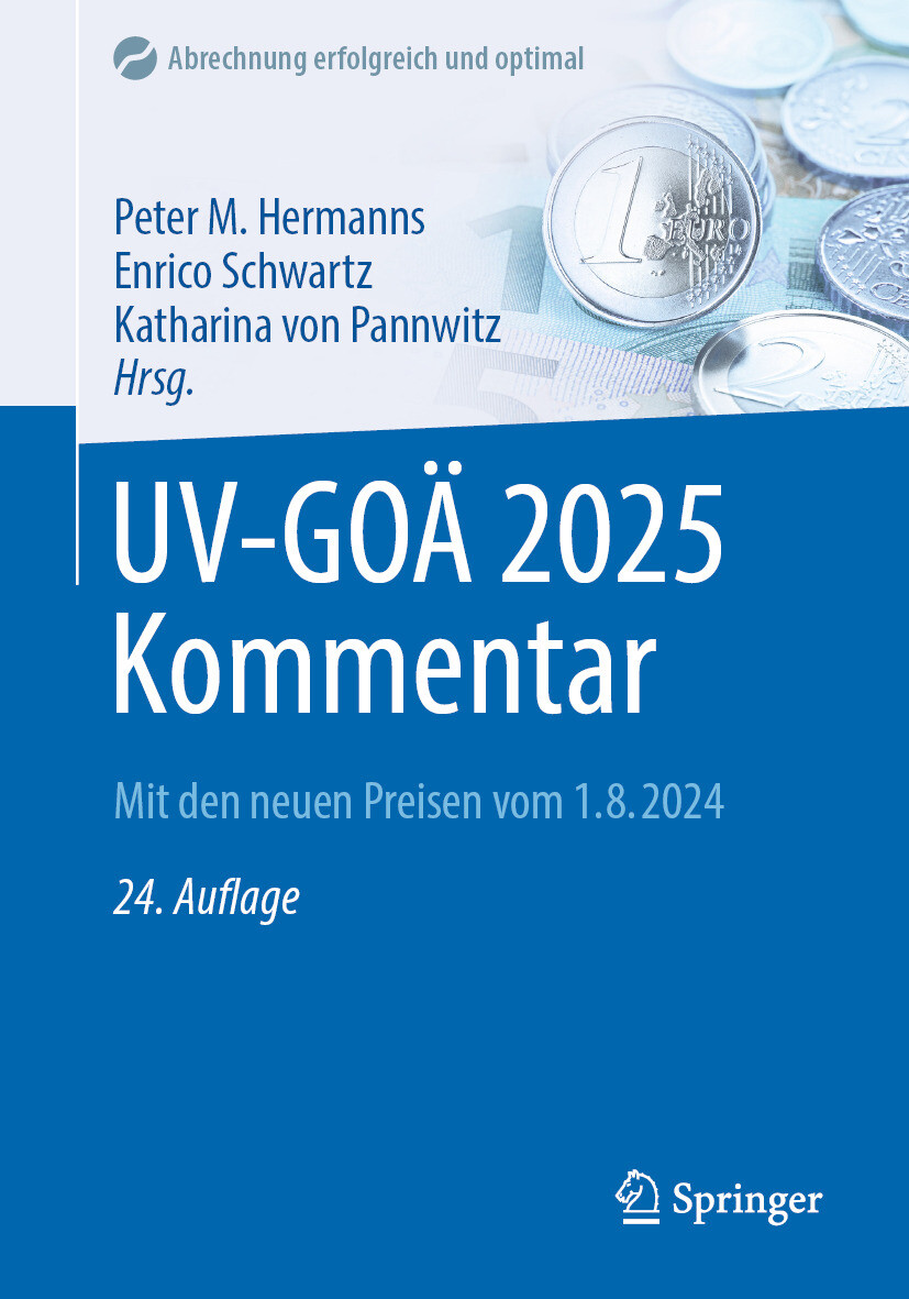 Cover UV-GOÄ 2025 Kommentar