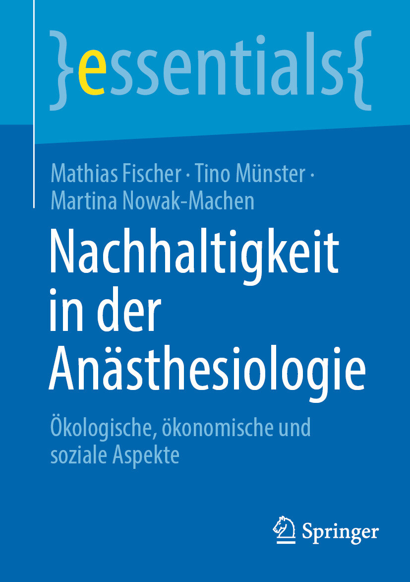 Cover Nachhaltigkeit in der Anästhesiologie