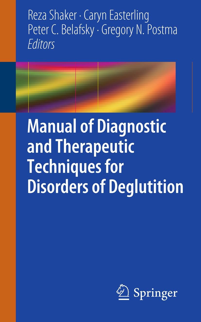 Cover Manual of Diagnostic and Therapeutic Techniques for Disorders of Deglutition