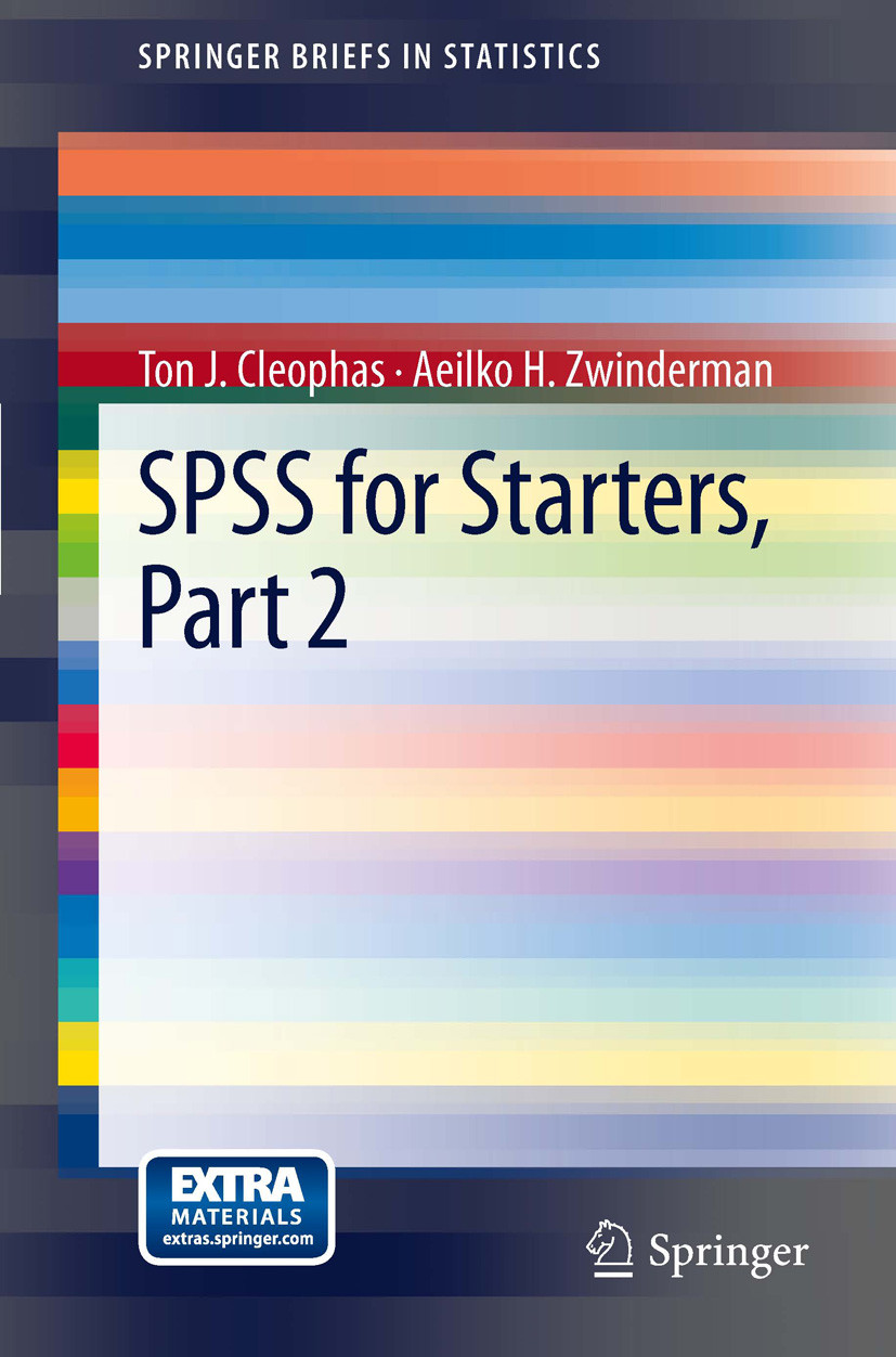 Cover SPSS for Starters, Part 2