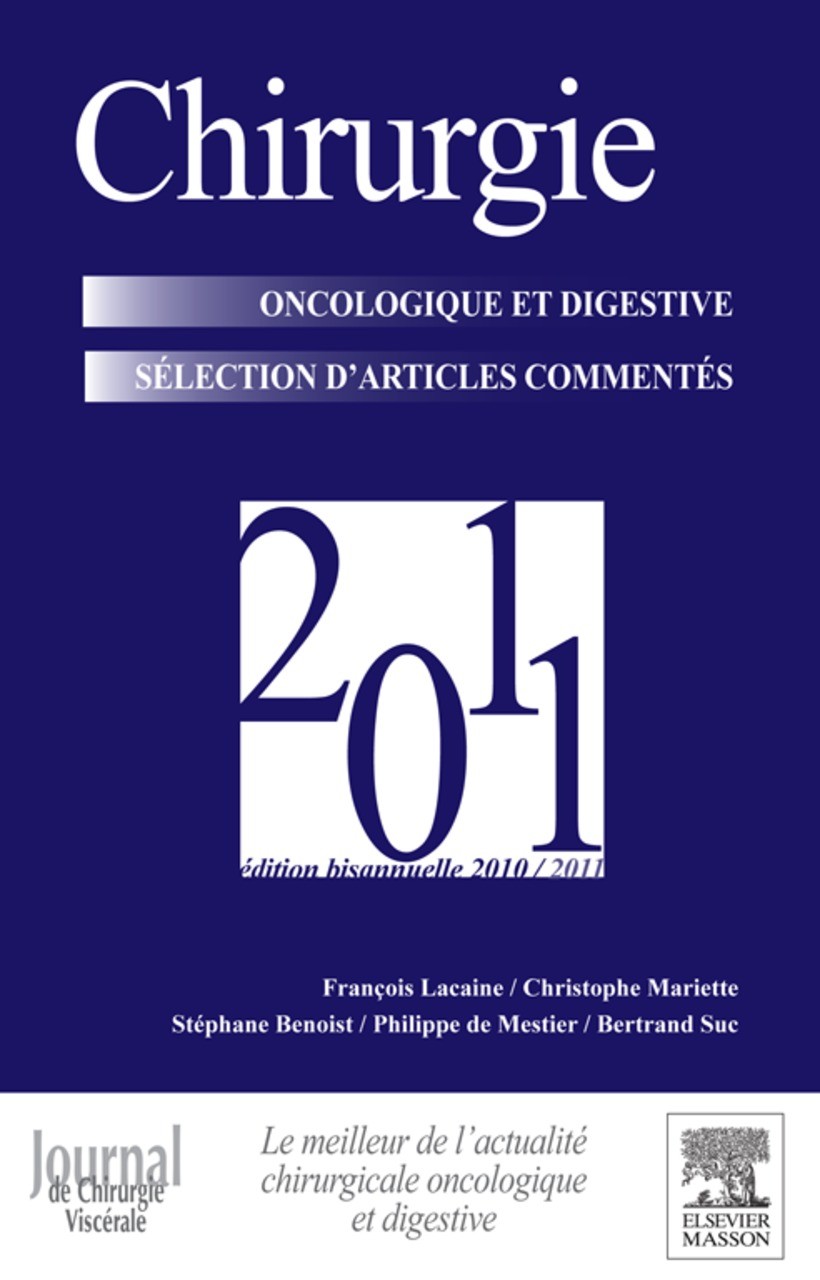 Cover Chirurgie oncologique et digestive 2011