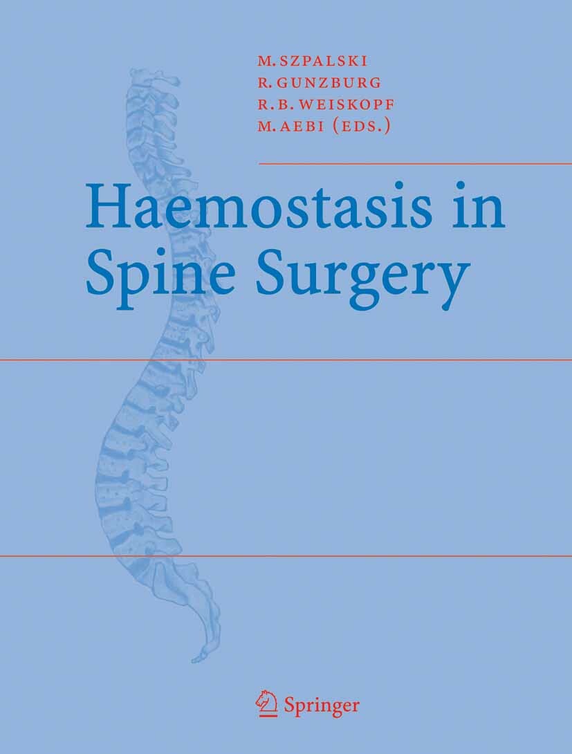 Cover Haemostasis in Spine Surgery