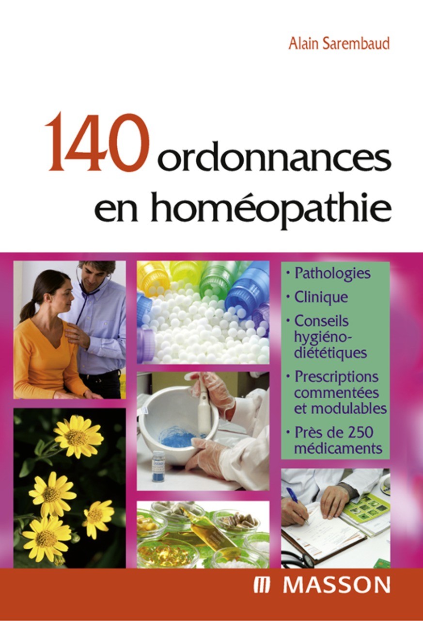 Cover 140 ordonnances en homéopathie