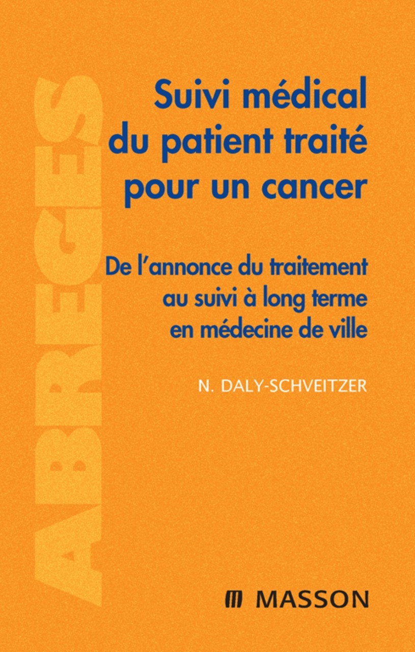 Cover Suivi médical du patient traité pour un cancer