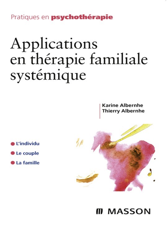Cover Applications en thérapie familiale systémique
