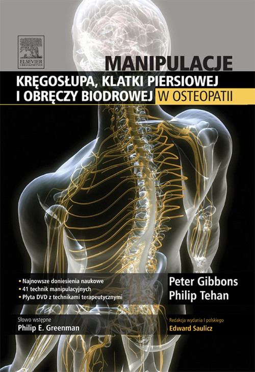 Cover Manipulacje kregoslupa, klatki piersiowej i obreczy biodrowej w osteopatii