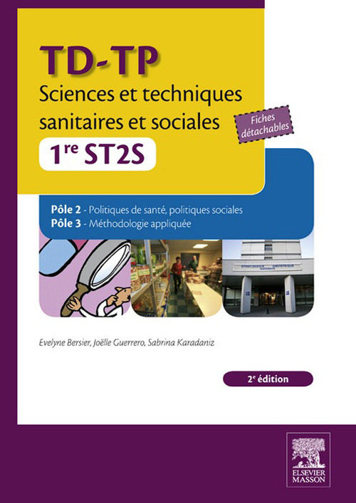 Cover TD-TP Sciences et techniques sanitaires et sociales - 1re ST2S