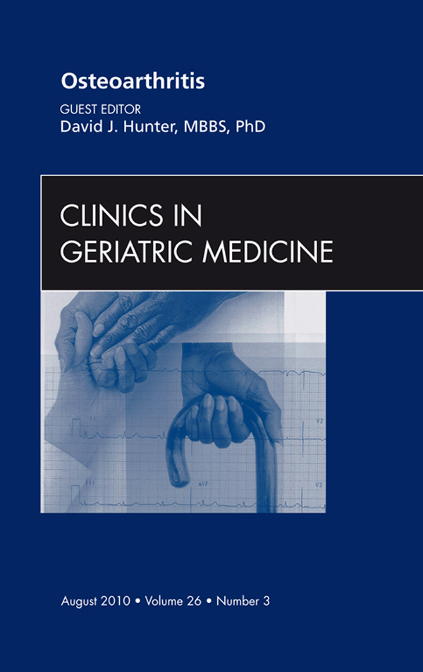 Cover Osteoarthritis, An Issue of Clinics in Geriatric Medicine