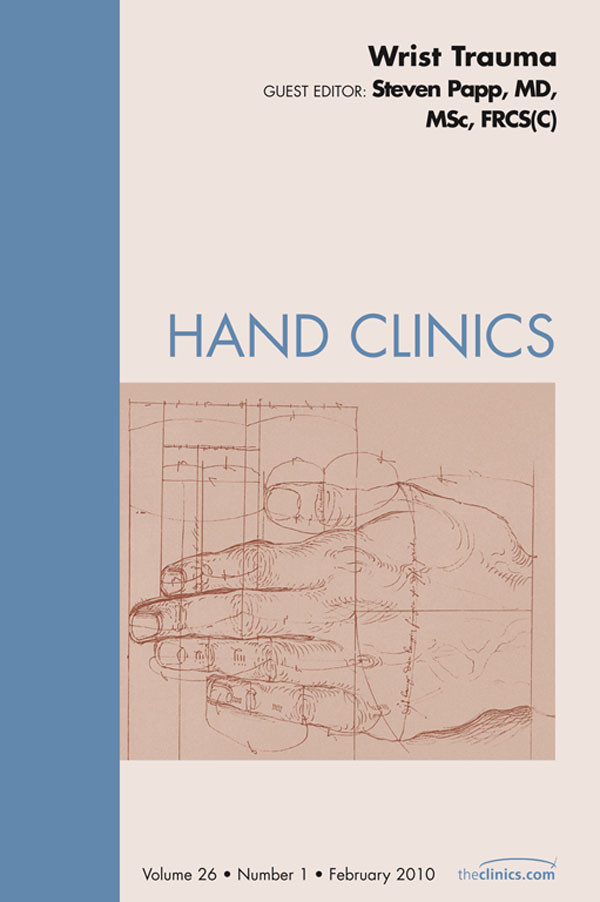 Cover Wrist Trauma, An Issue of Hand Clinics