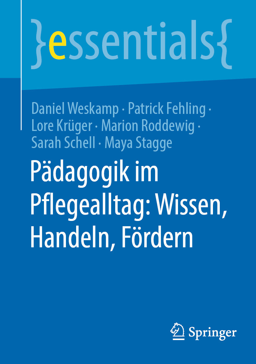 Cover Pädagogik im Pflegealltag: Wissen, Handeln, Fördern