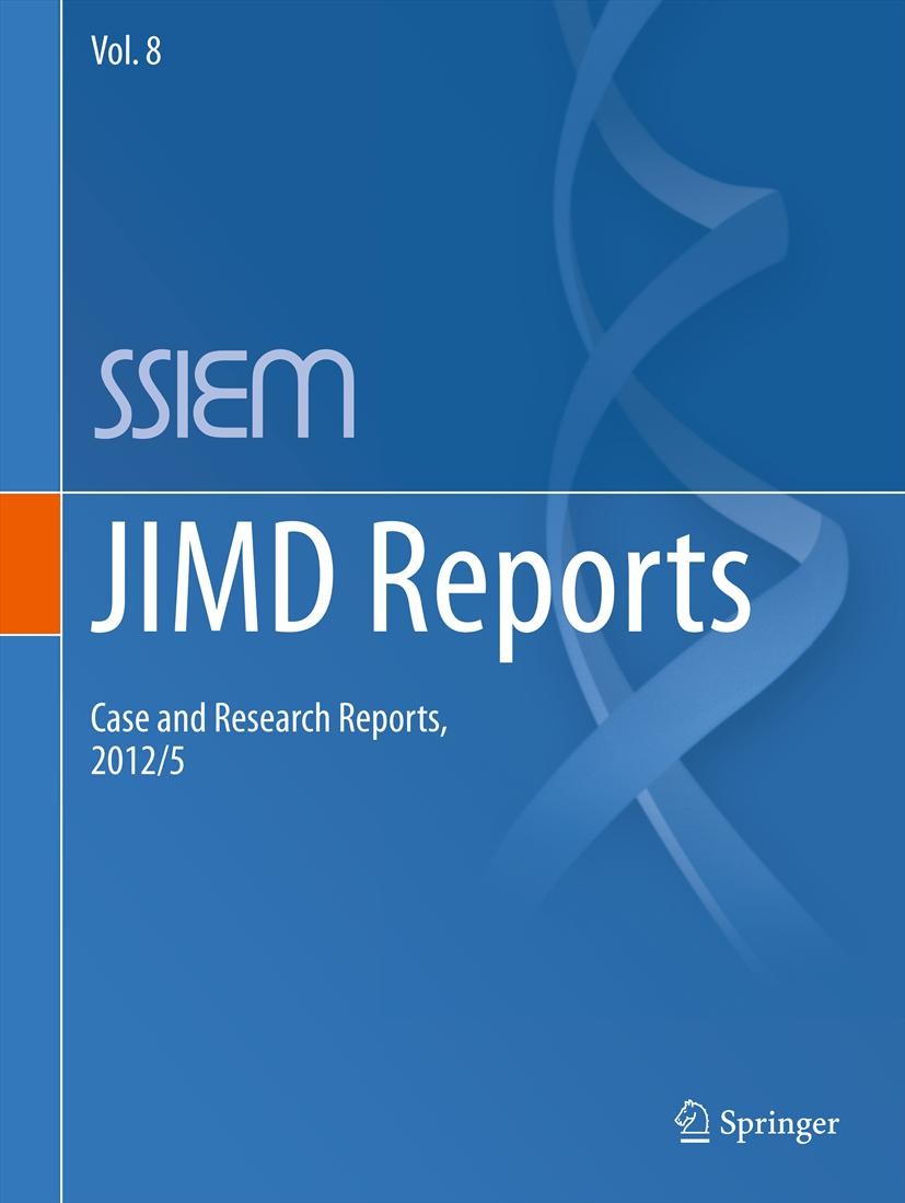 Cover JIMD Reports - Case and Research Reports, 2012/5