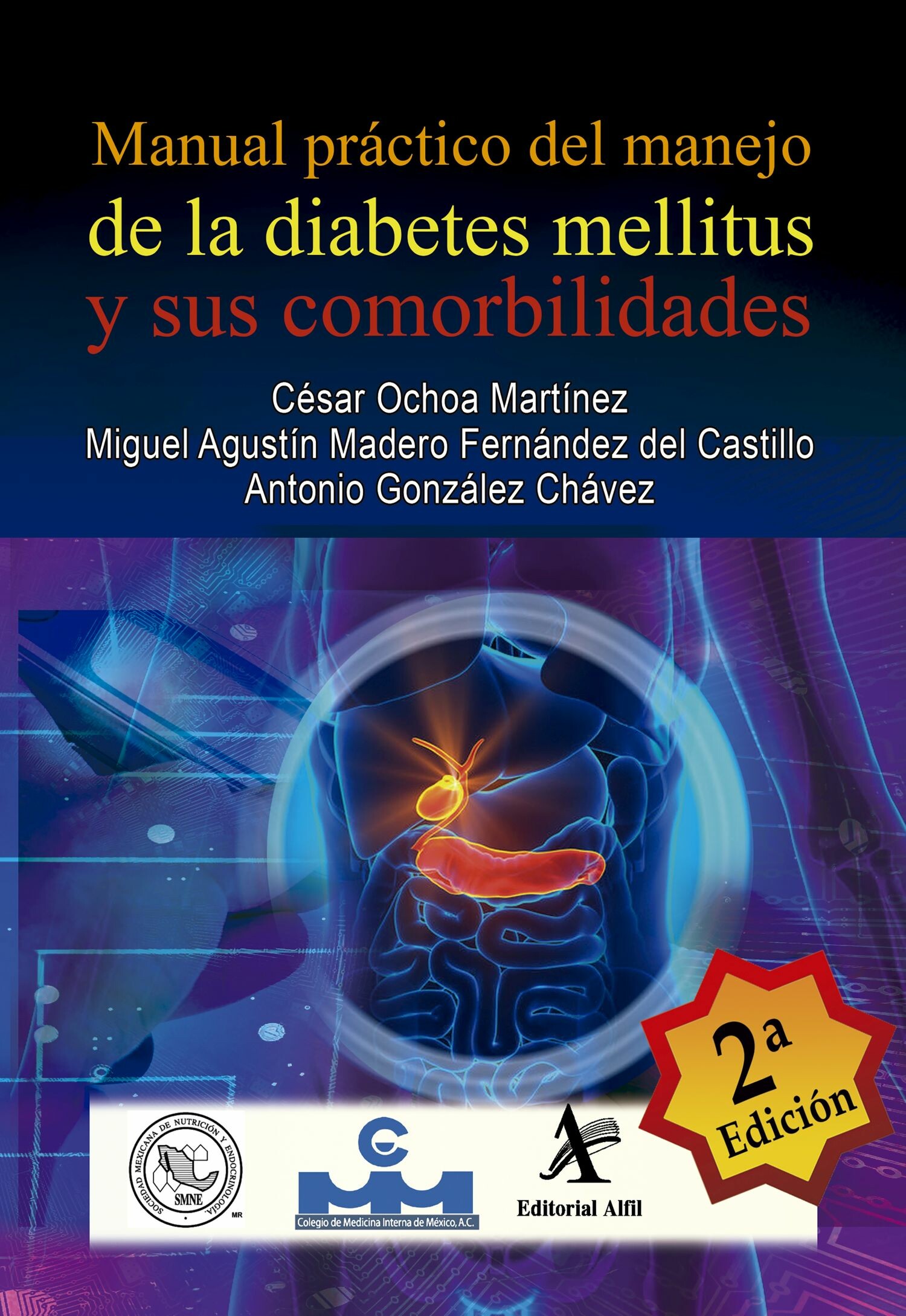 Cover Manual práctico del manejo de la diabetes mellitus y sus comorbilidades