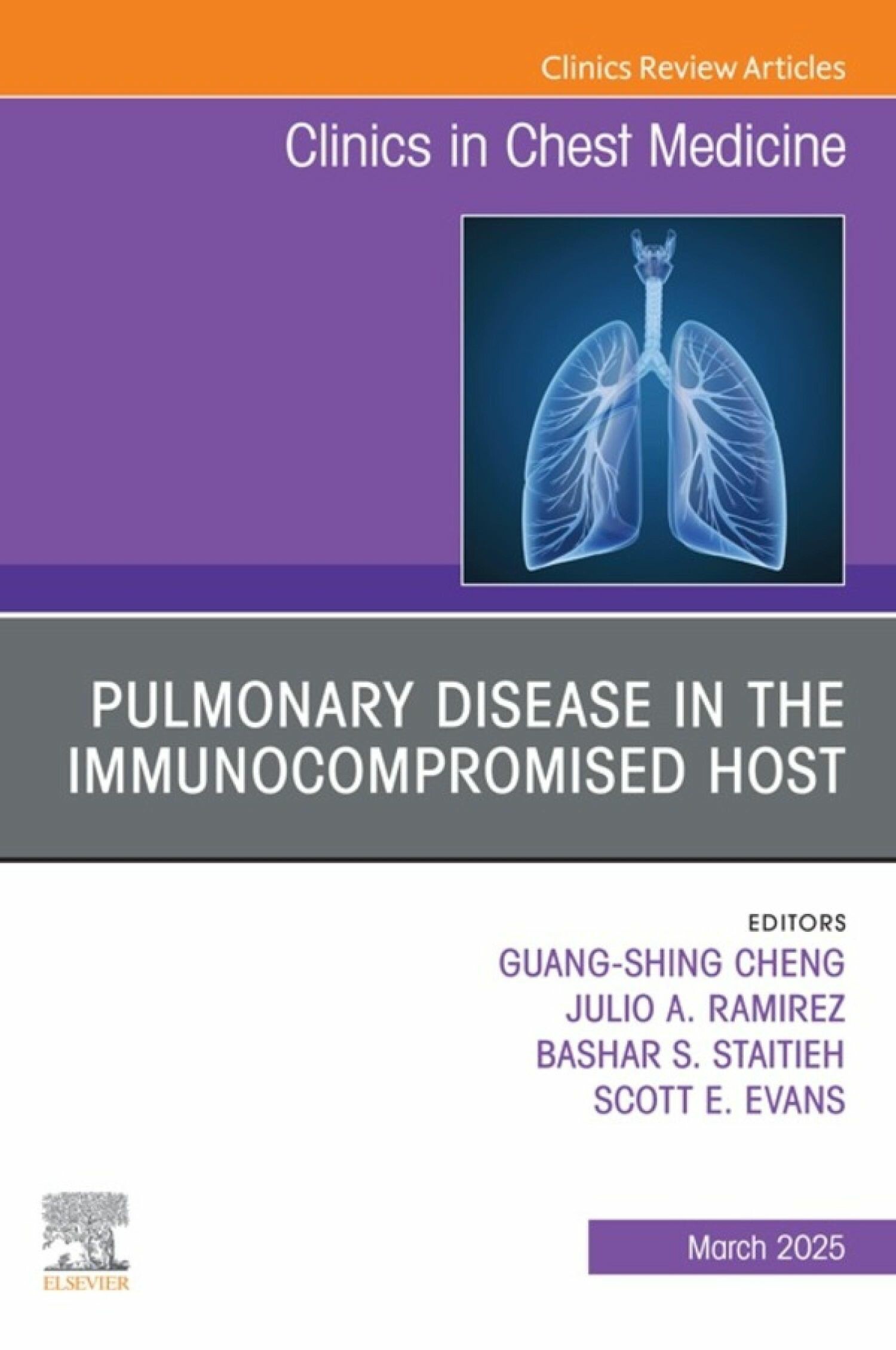 Cover Pulmonary Disease in the Immunocompromised Host, An Issue of Clinics in Chest Medicine
