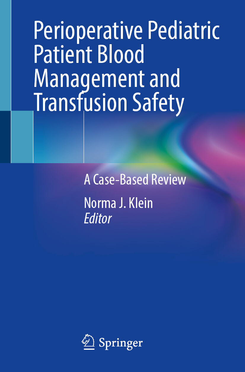 Cover Perioperative Pediatric Patient Blood Management and Transfusion Safety