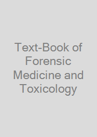 Cover Text-Book of Forensic Medicine and Toxicology