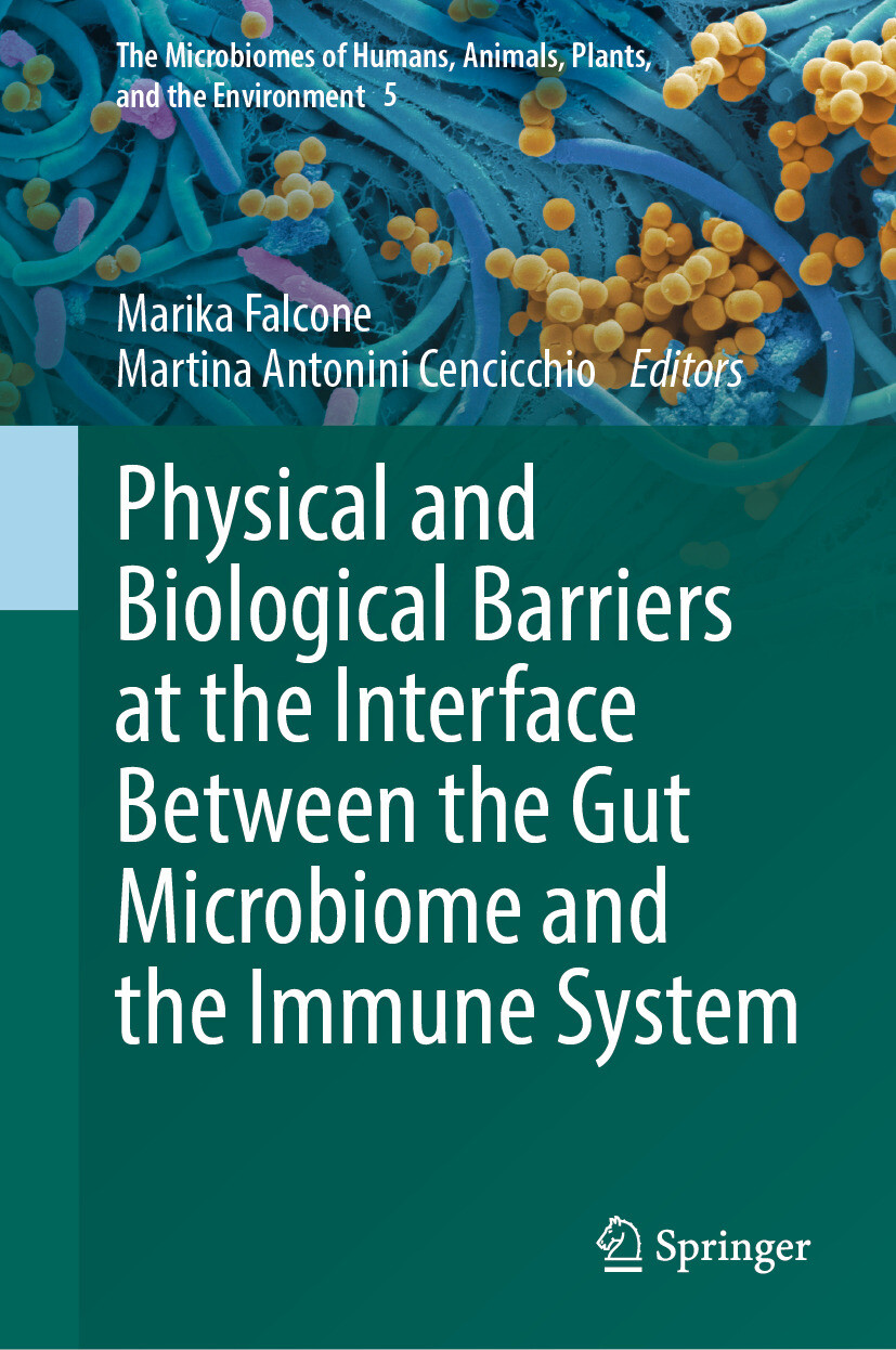 Cover Physical and Biological Barriers at the Interface Between the Gut Microbiome and the Immune System