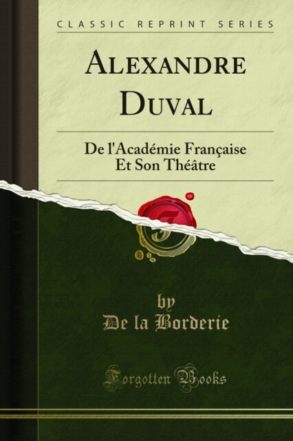 Cover Alexandre Duval