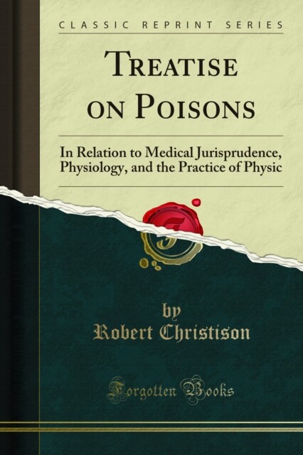 Cover Treatise on Poisons