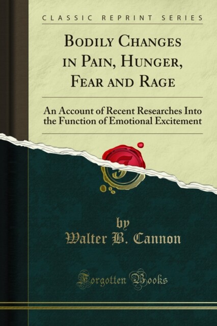 Cover Bodily Changes in Pain, Hunger, Fear and Rage
