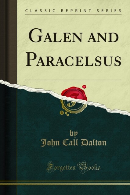 Cover Galen and Paracelsus