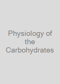 Cover Physiology of the Carbohydrates