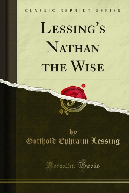 Cover Lessing's Nathan the Wise